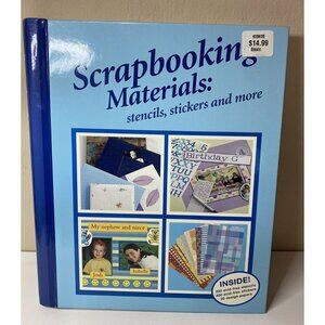 Vintage Scrapbook Stickers & Stencils Book 400 stickers Zoo Birthday
